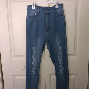 Fashion Nova Super High Waisted Jeans